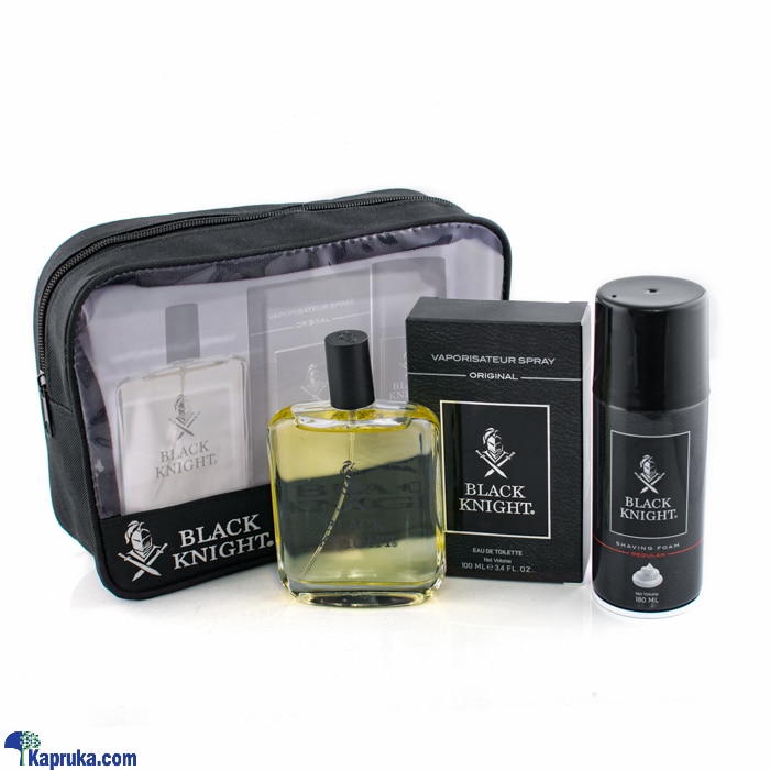 Black Knight Shaving Foam And Cologne With Pouch Online at Kapruka | Product# cosmetics00717