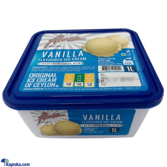 Alerics Vanilla Ice Cream 1L Online at Kapruka | Product# alerics095