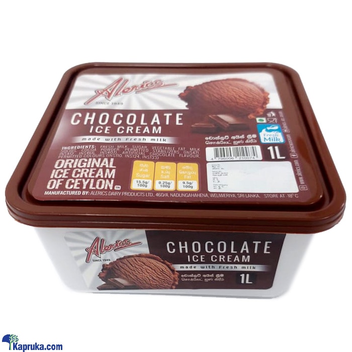 Alerics Chocolate Ice Cream 1L Online at Kapruka | Product# alerics0102