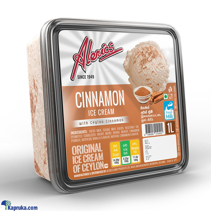 Alerics Cinnamon Ice Cream 1L Online at Kapruka | Product# alerics0101