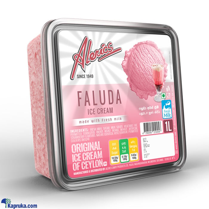 Alerics Faluda Ice Cream 1L Online at Kapruka | Product# alerics099