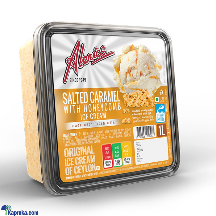 Alerics Salted Caramel With Honeycomb 1L Online at Kapruka | Product# alerics092