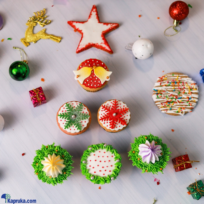 Breadtalk Christmas Cupcakes - 6 Pieces Online at Kapruka | Product# cakeBT00338