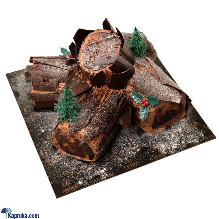 Galadari Christmas Chocolate Yule Log Online at Kapruka | Product# cake0GAL00237