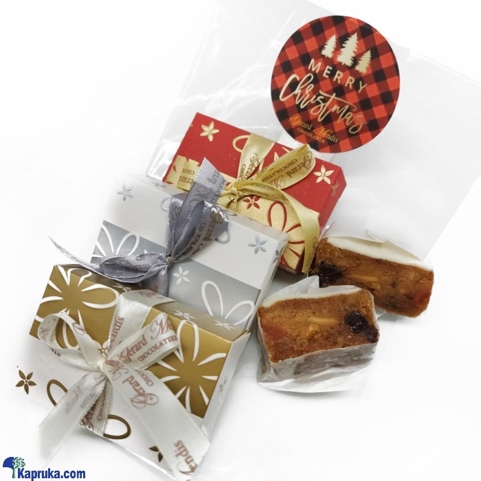 INDIVIDUALLY WRAPPED CHRISTMAS FRUIT CAKE, 3- PACK (GMC) Online at Kapruka | Product# cakeGMC00296