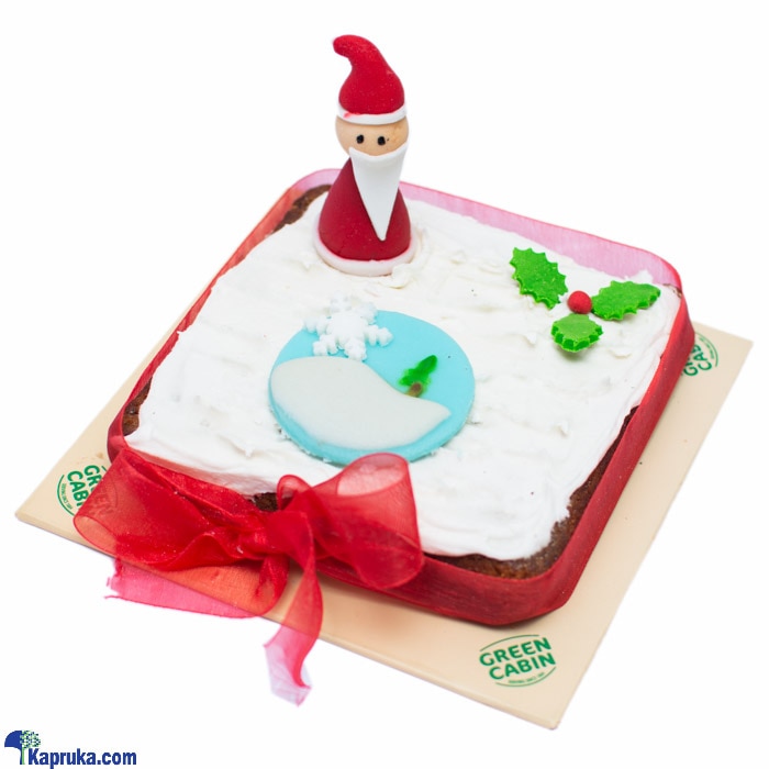 Green Cabin Christmas Cake - Small Online at Kapruka | Product# cakeGRC00118