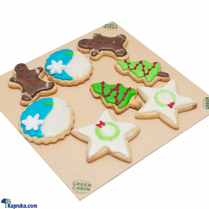 Green Cabin Christmas Cookies 6 Nos Pack (3 Varieties) Online at Kapruka | Product# cakeGRC00119