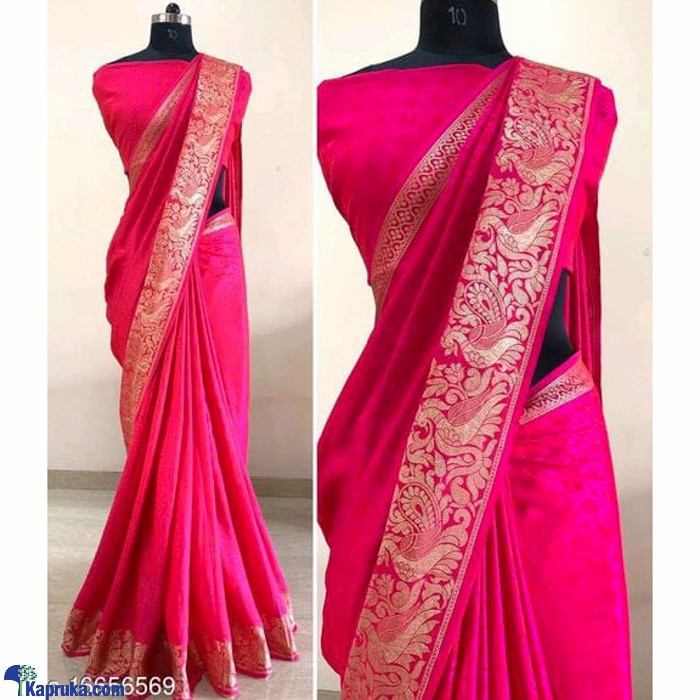 Pink Sana Silk Saree Online at Kapruka | Product# clothing03857