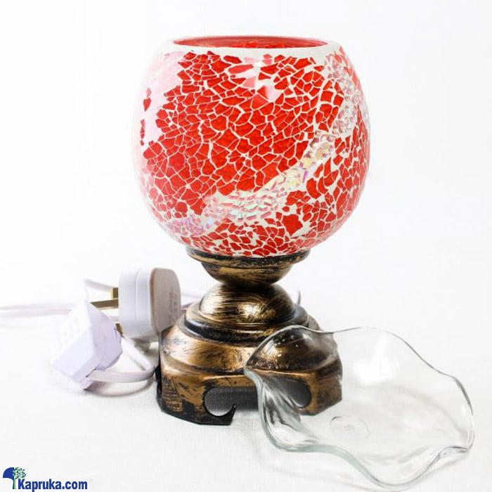 Electric Oil Burner- Red & White, Fragrance Oil Warmer Home, Party Décor Online at Kapruka | Product# household00496