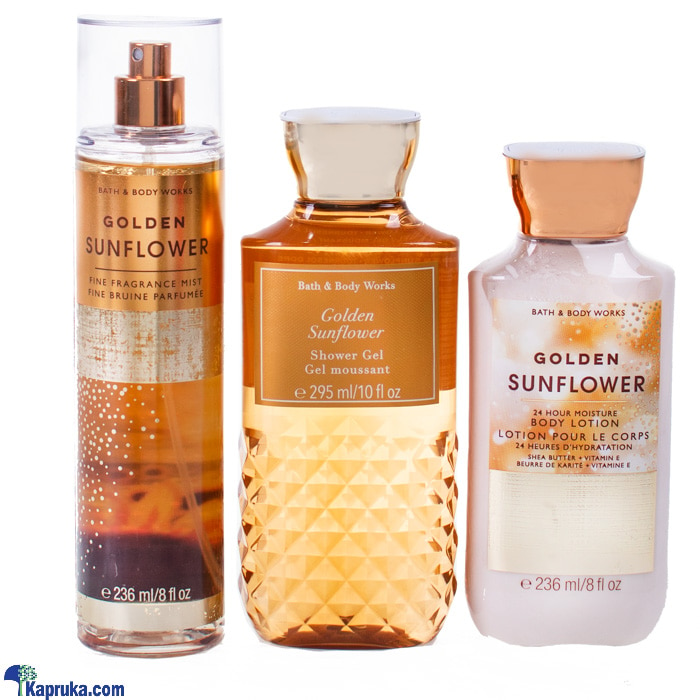Bath And Body Works Golden Sunflower Body Care Set Online at Kapruka | Product# cosmetics00766