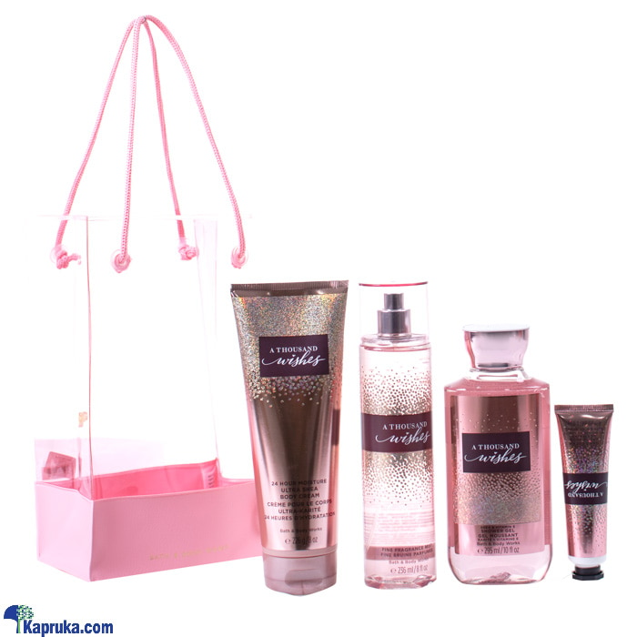 Bath And Body Works A Thousand Wishes Gift Set Body Lotion, Shower Gel, Hand Cream And Gift Bag Online at Kapruka | Product# cosmetics00785