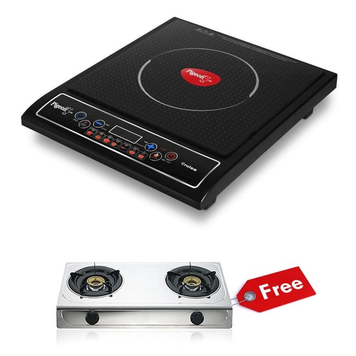Pigeon Induction Cooker With FREE GAS Cooker Online at Kapruka | Product# elec00A3206