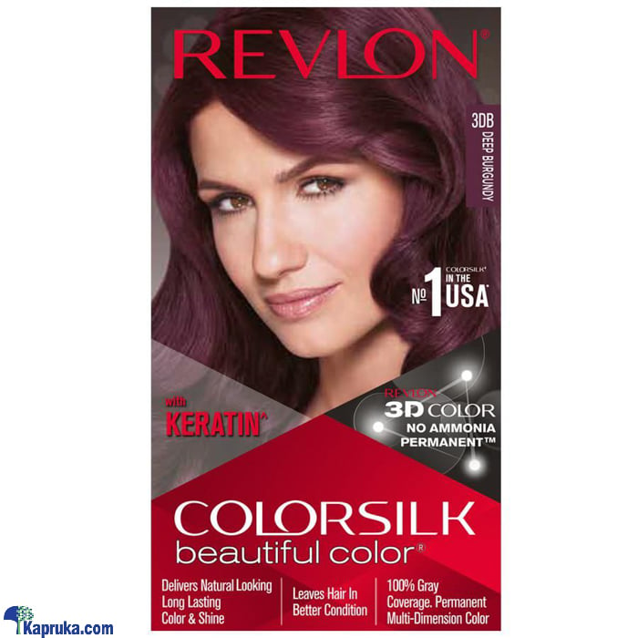 Revlon Color Silk Hair Color With Keratine 3db Deep Burgandy Online at Kapruka | Product# cosmetics00823