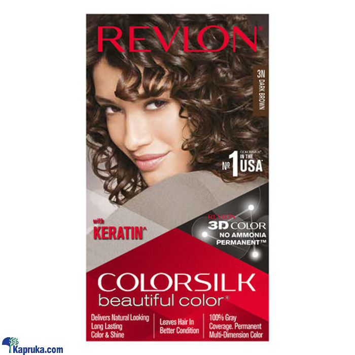 Revlon Color Silk Hair Color With Keratine 3n Dark Brown Online at Kapruka | Product# cosmetics00824