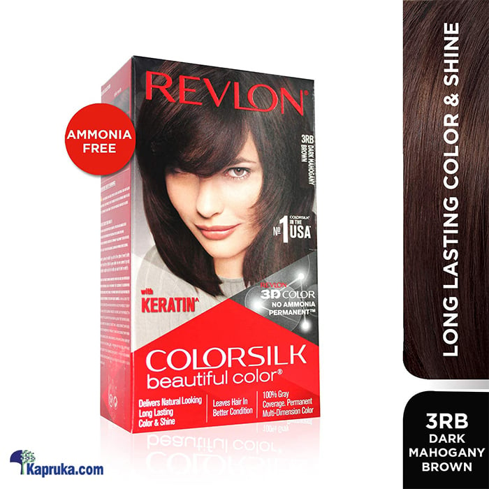 Revlon Color Silk Hair Color With Keratine 3rb Dark Mahogany Brown Online at Kapruka | Product# cosmetics00836