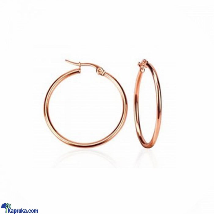 Find Basic Hoops Rose Gold Simple Droop Earrings For Girls Charming 