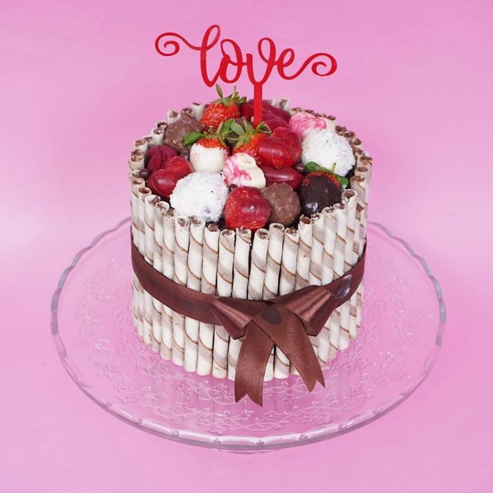 To The Queen Of My Heart, Choco Lorded Cake Online at Kapruka | Product# cake00KA001268