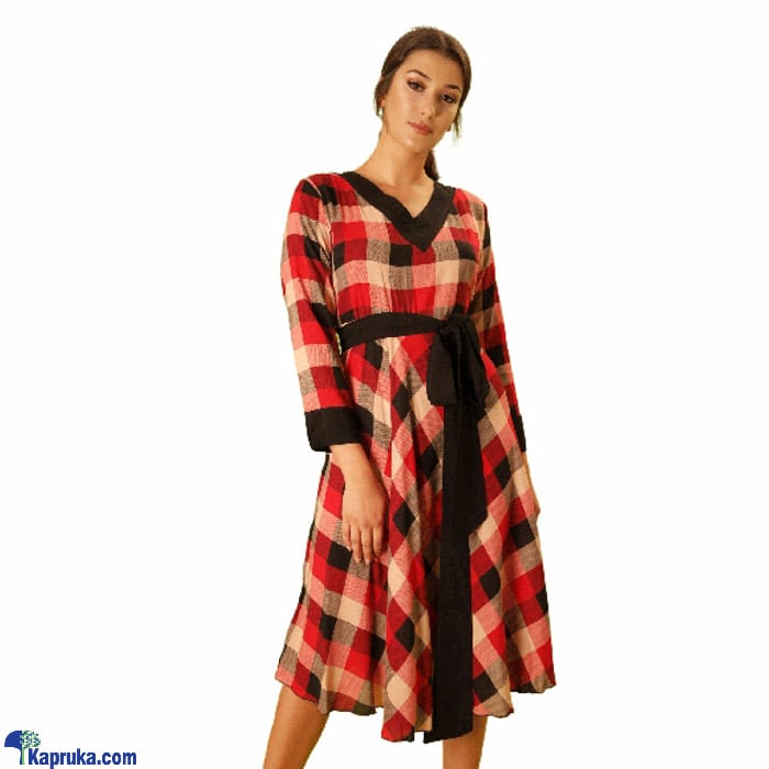 Retro Checks Dress Online at Kapruka | Product# clothing03957