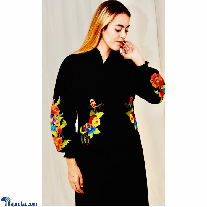 LBD With Embroidery Sleeve Dress Online at Kapruka | Product# clothing03950