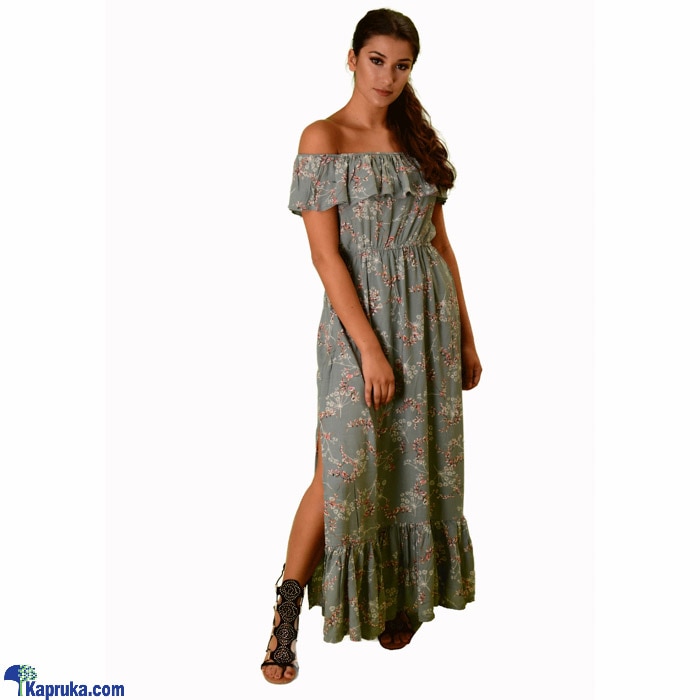 Off Shoulder Frilly Dress Online at Kapruka | Product# clothing03954