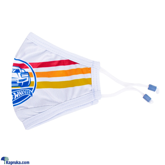 White - Boys Hotwheels Mask - Face Mask For Kids - Protective And Breathable Child Mask Online at Kapruka | Product# childrenP0751