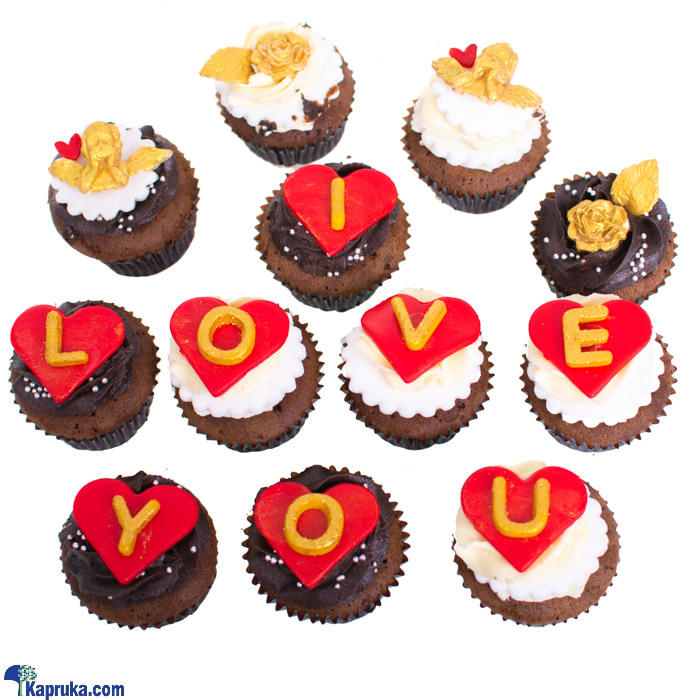 Cupid Collection Cup Cakes Online at Kapruka | Product# cake00KA001278
