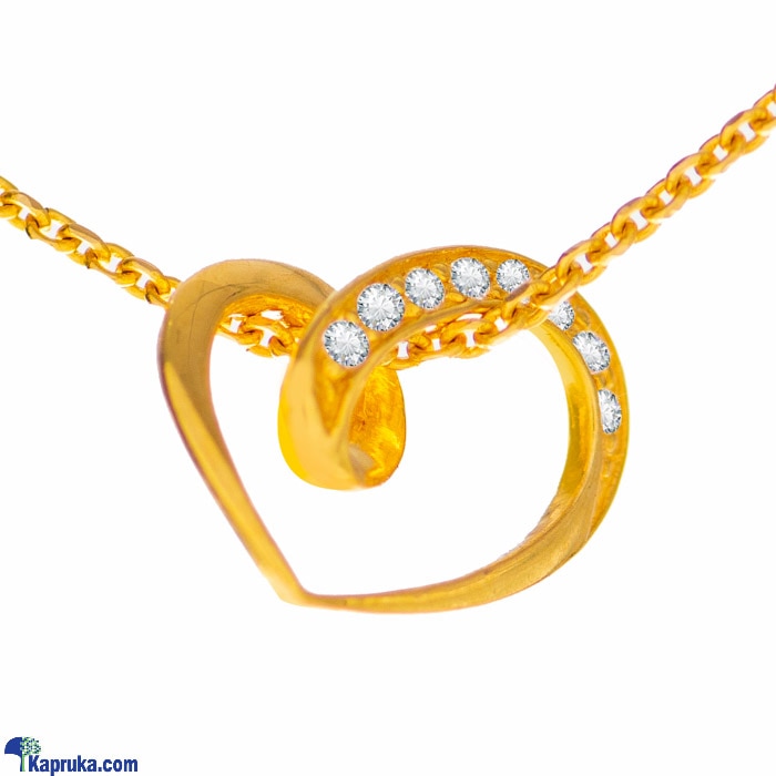 Arthur 22 Kt Gold Pendent With Zercones Online at Kapruka | Product# jewelleryF095