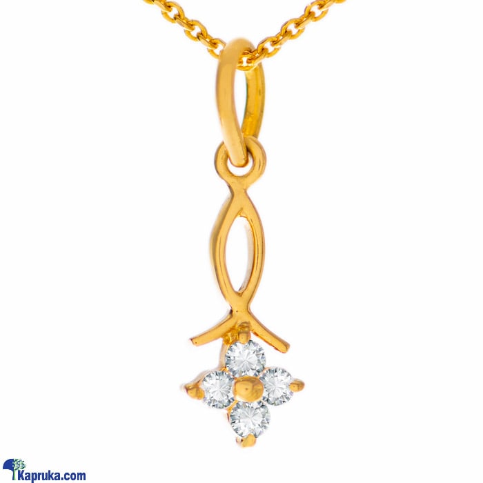 Arthur 22 Kt Gold Pendent With Zercones Online at Kapruka | Product# jewelleryF099