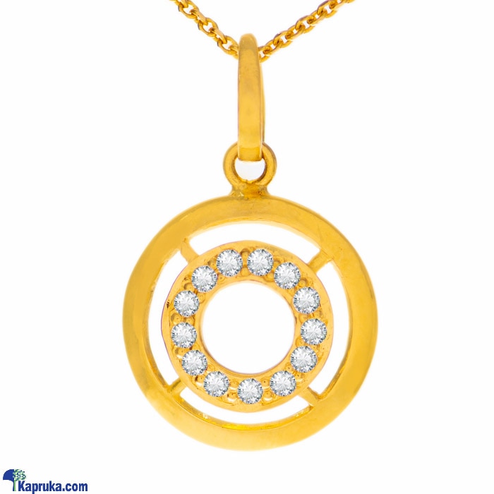 Arthur 22 Kt Gold Pendent With Zercones Online at Kapruka | Product# jewelleryF0104