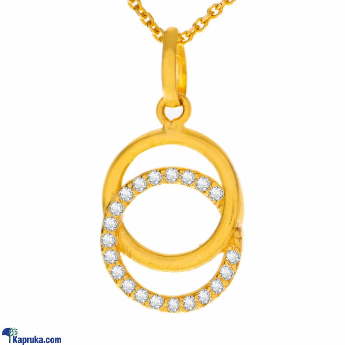 Arthur 22 Kt Gold Pendent With Zercones Online at Kapruka | Product# jewelleryF098