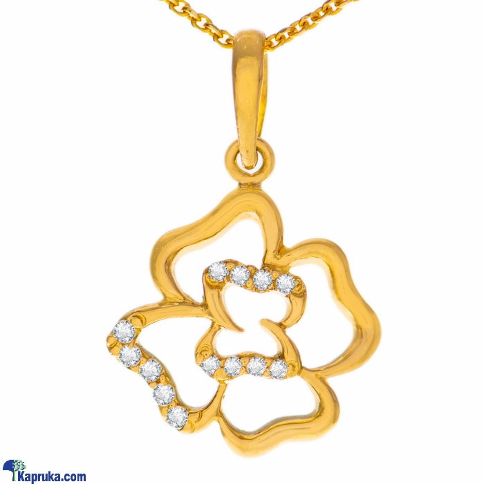 Arthur 22 Kt Gold Pendent With Zercones Online at Kapruka | Product# jewelleryF0132
