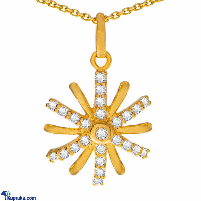 Arthur 22 Kt Gold Pendent With Zercones Online at Kapruka | Product# jewelleryF0106
