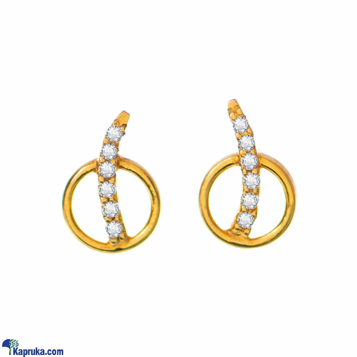 Arthur 22 Kt Gold Earring With Zercones Online at Kapruka | Product# jewelleryF0174
