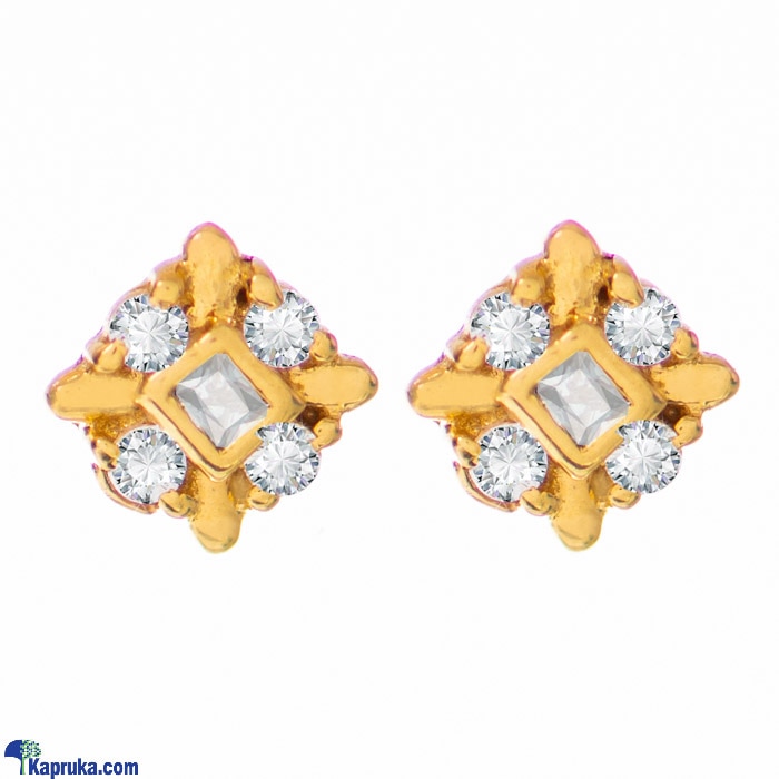 Arthur22 Kt Gold Earring With Zercones Online at Kapruka | Product# jewelleryF0180