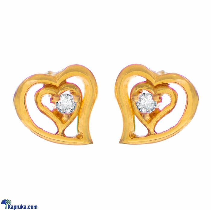 Arthur 22 Kt Gold Earring With Zercones Online at Kapruka | Product# jewelleryF0190