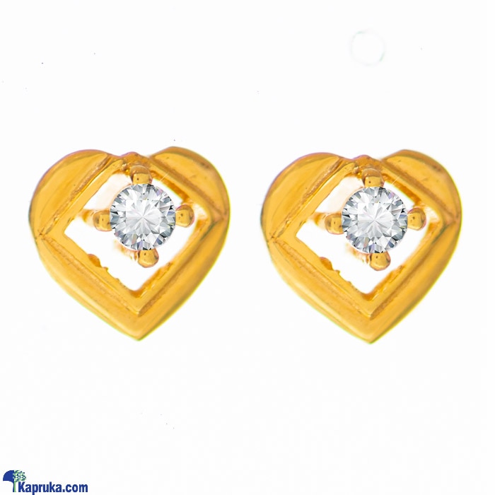 Arthur 22 Kt Gold Earring With Zercones Online at Kapruka | Product# jewelleryF0172