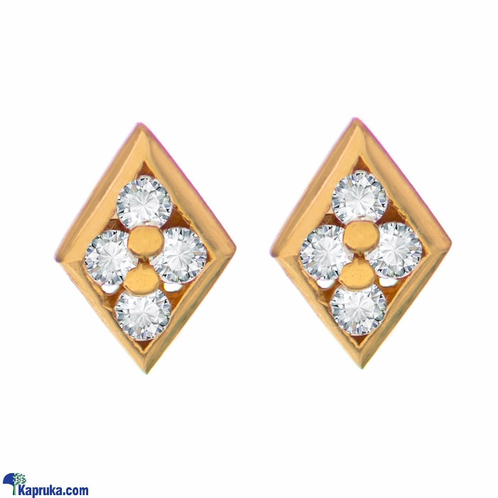 Arthur 22 Kt Gold Earring With Zercones Online at Kapruka | Product# jewelleryF0197