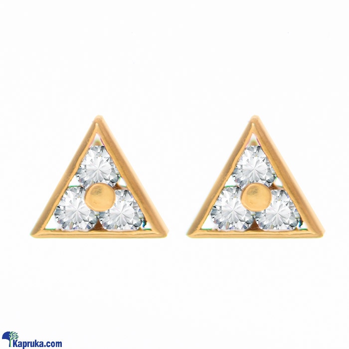 Arthur 22 Kt Gold Earring With Zercones Online at Kapruka | Product# jewelleryF0198
