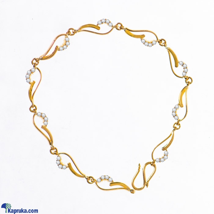 Arthur 22 Kt Gold Bracelet With Zercones Online at Kapruka | Product# jewelleryF0194