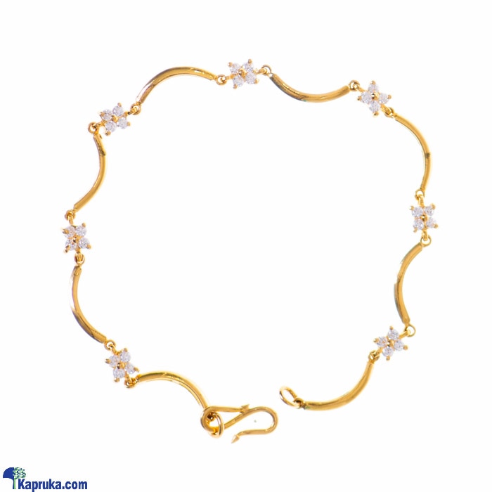Arthur 22 Kt Gold Bracelet With Zercones Online at Kapruka | Product# jewelleryF0187