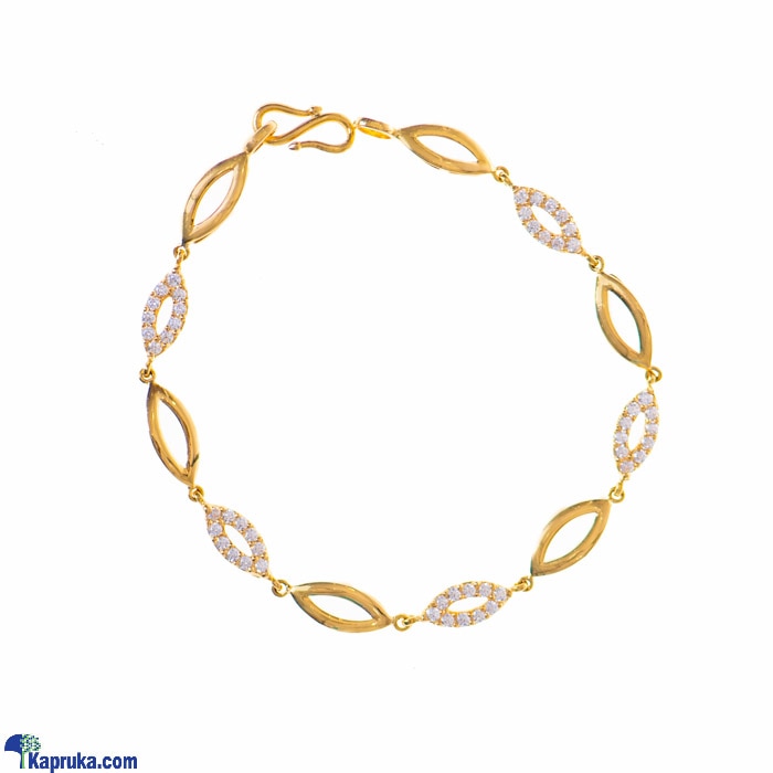 Arthur 22 Kt Gold Bracelet With Zercones Online at Kapruka | Product# jewelleryF0184
