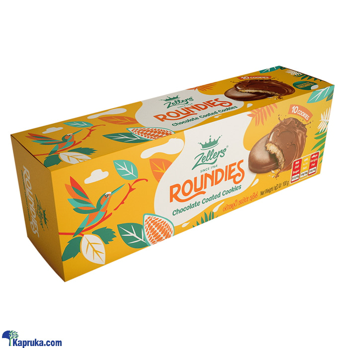 Zellers Roundies Chocolate Coated Cookies - 100g Online at Kapruka | Product# grocery002294