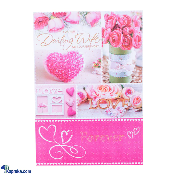 'for You Darling Wife On Your Birthday' Greeting Card Online at Kapruka | Product# greeting00Z424