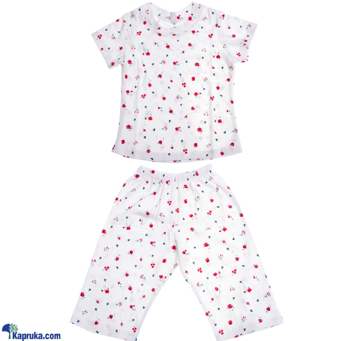 Red Floral Pijama Set Online at Kapruka | Product# clothing04088
