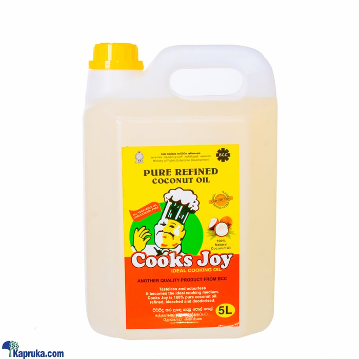 BCC Cooks Joy Pure Refined Coconut Oil Can- 5L Online at Kapruka | Product# grocery002336