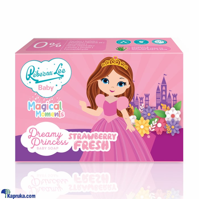 Rebecaa Lee Dreamy Princess- Magical Moments- Strawberry Fresh- Kids Soap 75g- Baby Soap Online at Kapruka | Product# babypack00560