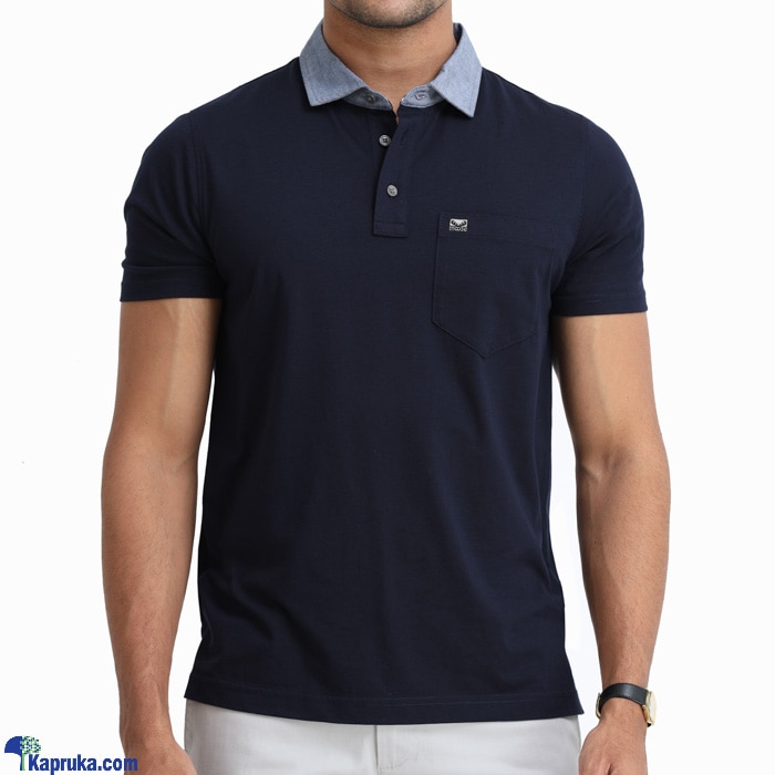 Moose Men's Slim Fit Traveler Polo T- Shirt Cadet Navy Online at Kapruka | Product# clothing04436