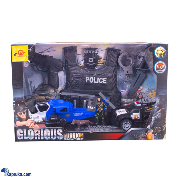 Glorious Mission Police Play Set For Boy Online at Kapruka | Product# kidstoy0Z1404