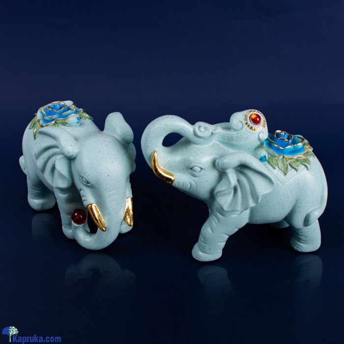 Willow Elephant Figurine Ornament Online at Kapruka | Product# ornaments00877