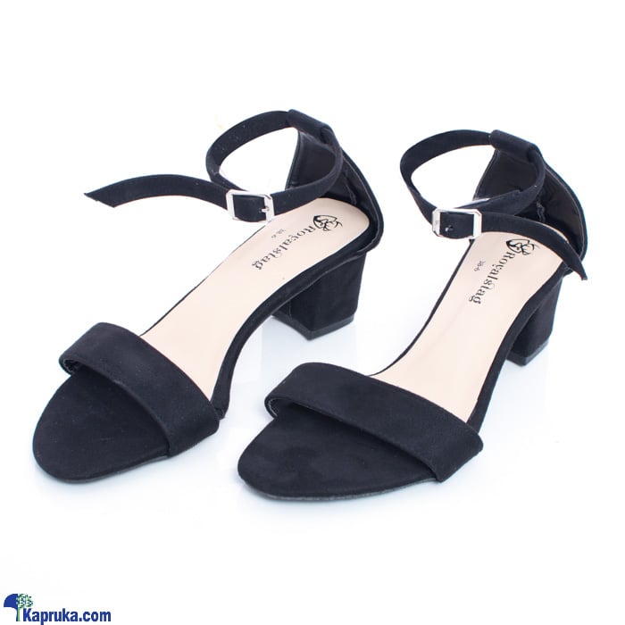 Black Peep Toe Low Ankle Wrapped - Fashion Women's Ankle Strap High Heel Sandal Shoes - Size 41 Online at Kapruka | Product# fashion002532_TC6